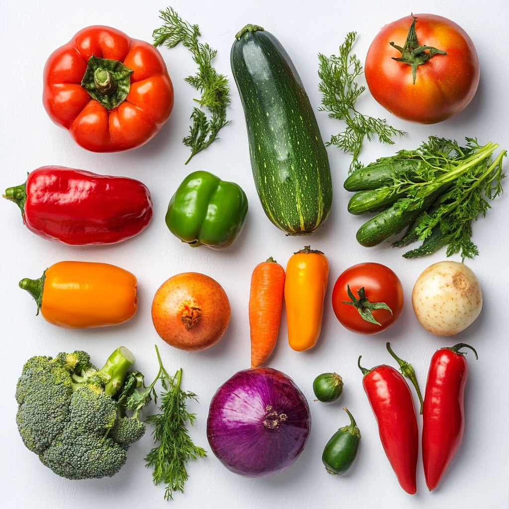 Різноманітні овочі для здорового харчування
